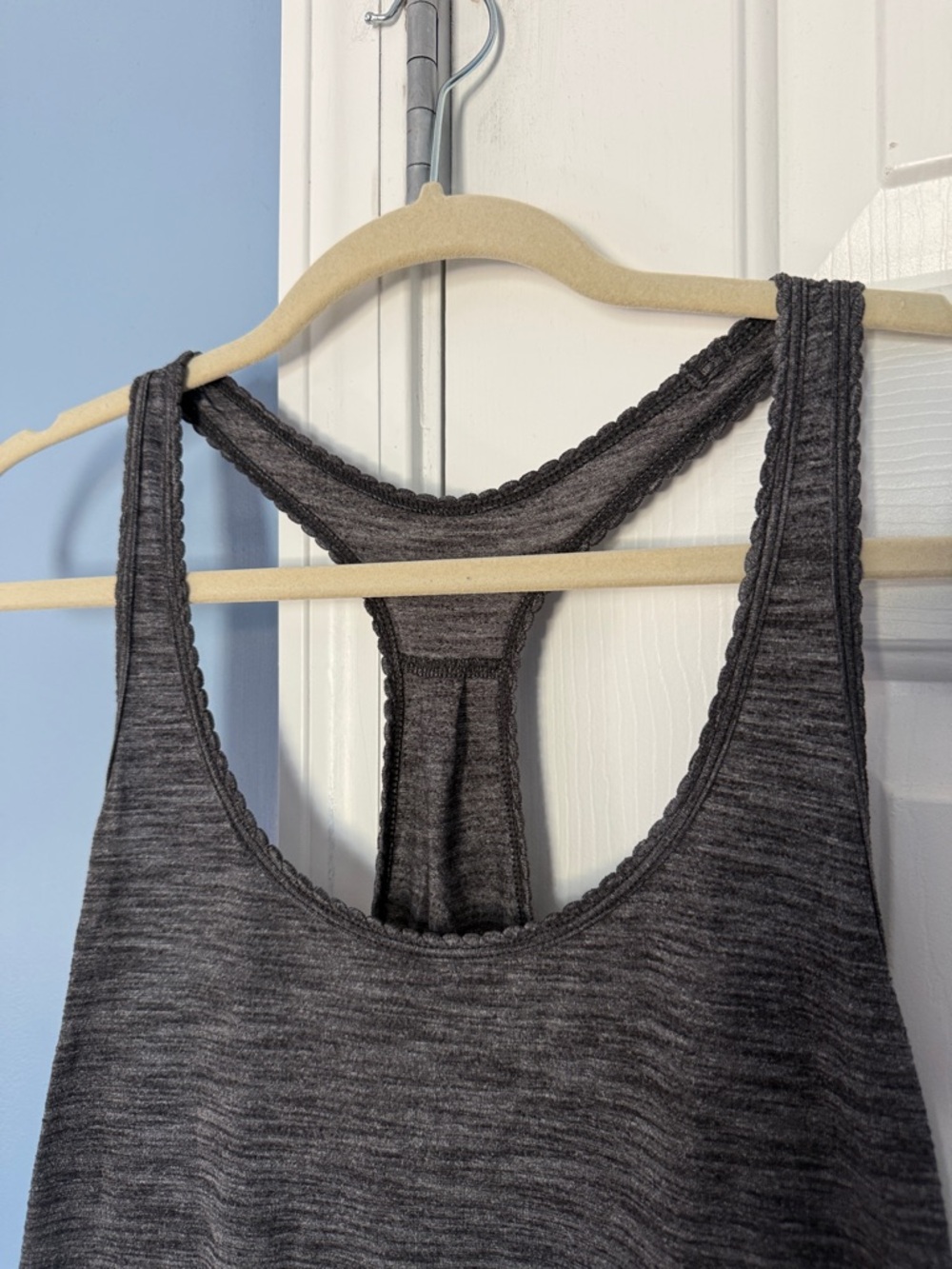 Lululemon 105 F Singlet (Seriously Light Luon) Heathered Black p2p 18” - Picture 6 of 9